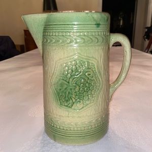 Antique Yellow Pitcher